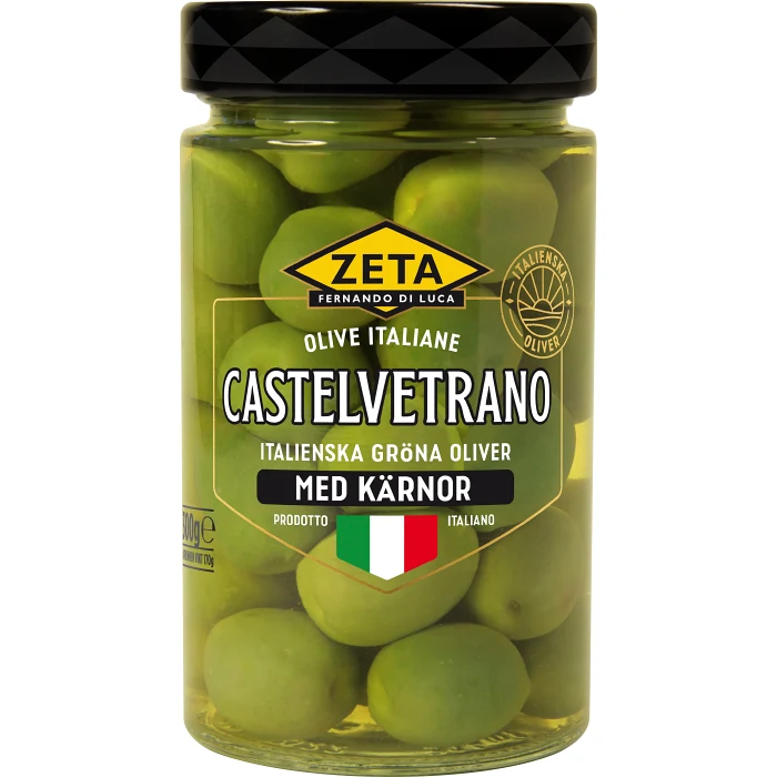 Oliver Castelvetrano med kärnor 300g Zeta