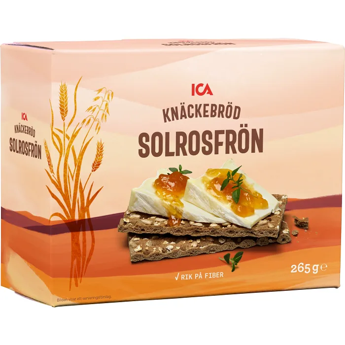 Knäckebröd Solrosfrön 265g ICA