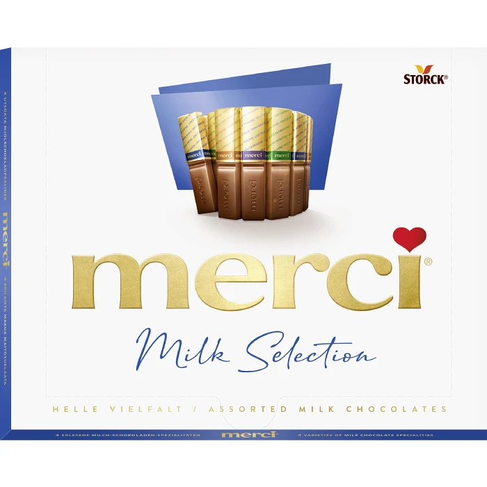 Chokladask Finest selection Blå 250g Merci