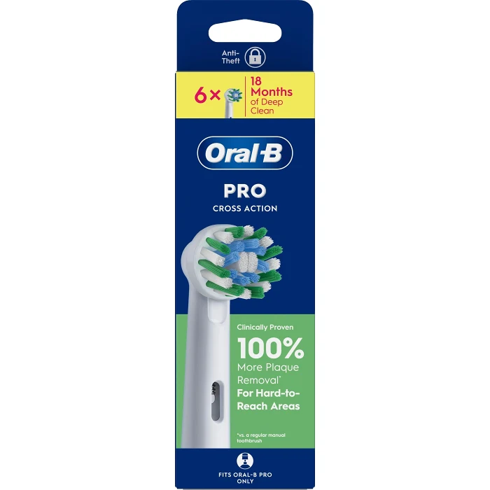 Tandborstrefill Cross A 6p Oral-B