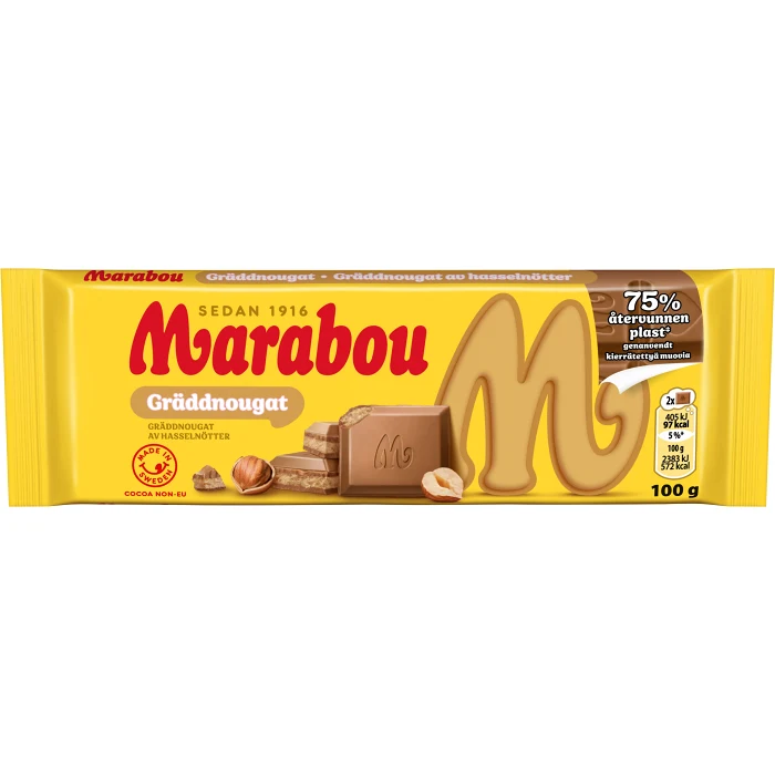Gräddnougat 100g Marabou