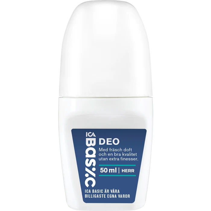 Deodorant Man Roll on 50ml ICA Basic