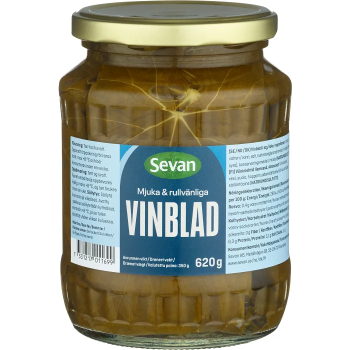 Vinblad i lag 620g Sevan