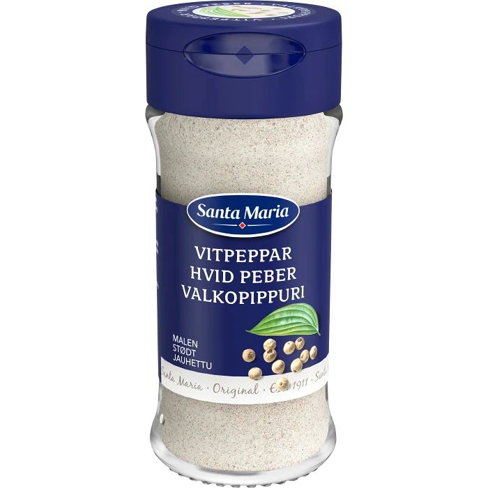 Vitpeppar Malen 35g Santa Maria