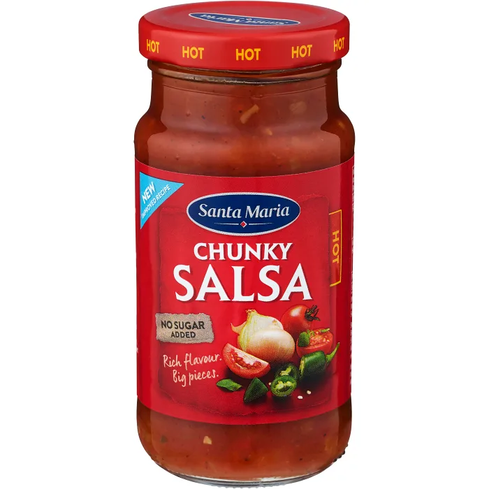 Chunky salsa Hot 230g Santa Maria