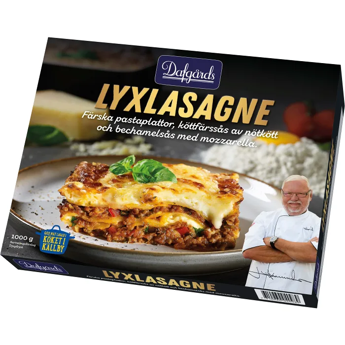Lyxlasagne Nötkött 1000g Dafgårds