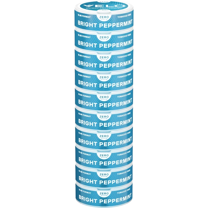 Velo Bright Peppermint Zero Stock