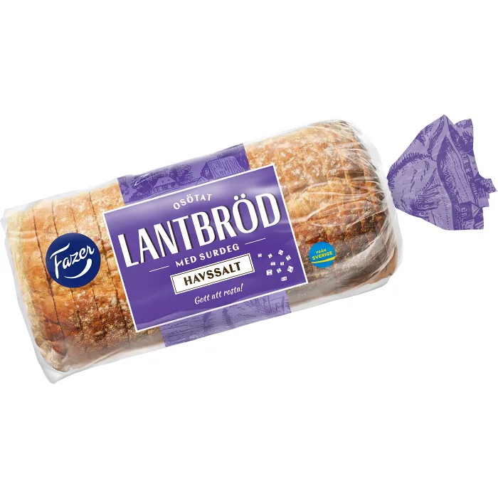 Lantbröd Havssalt 600g Fazer