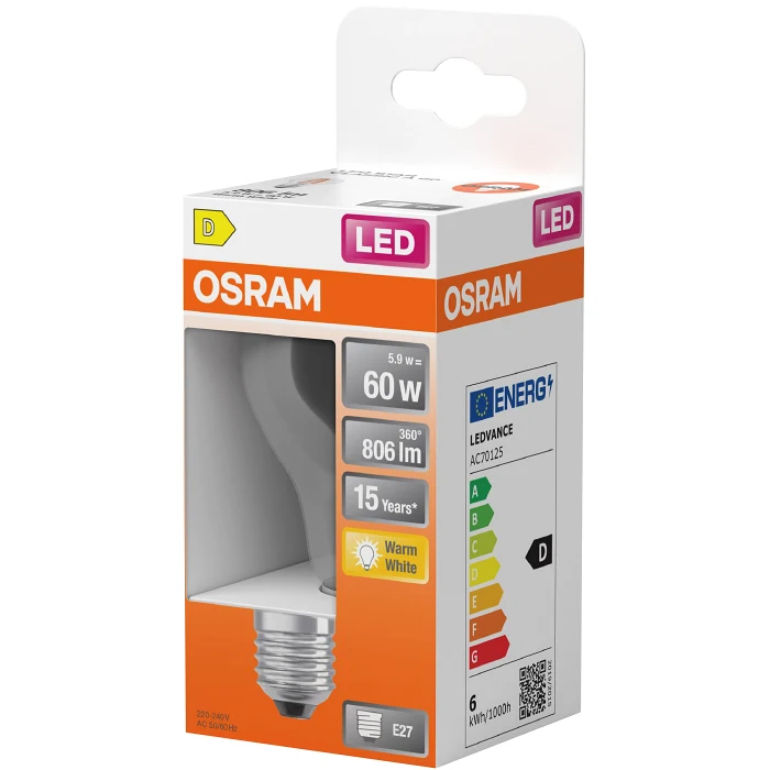 LED E27 806lm(60W) Osram