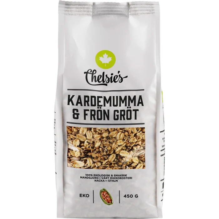 Gröt Kardemumma & Frön Ekologisk 450g Chelsie's