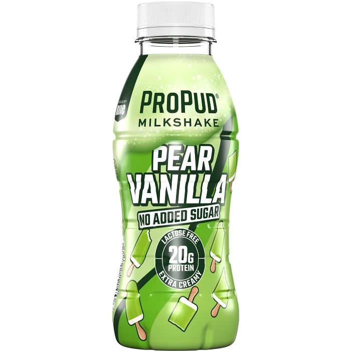 Proteinmilkshake ProPud Päron Vanilj 1,5% 330ml Njie