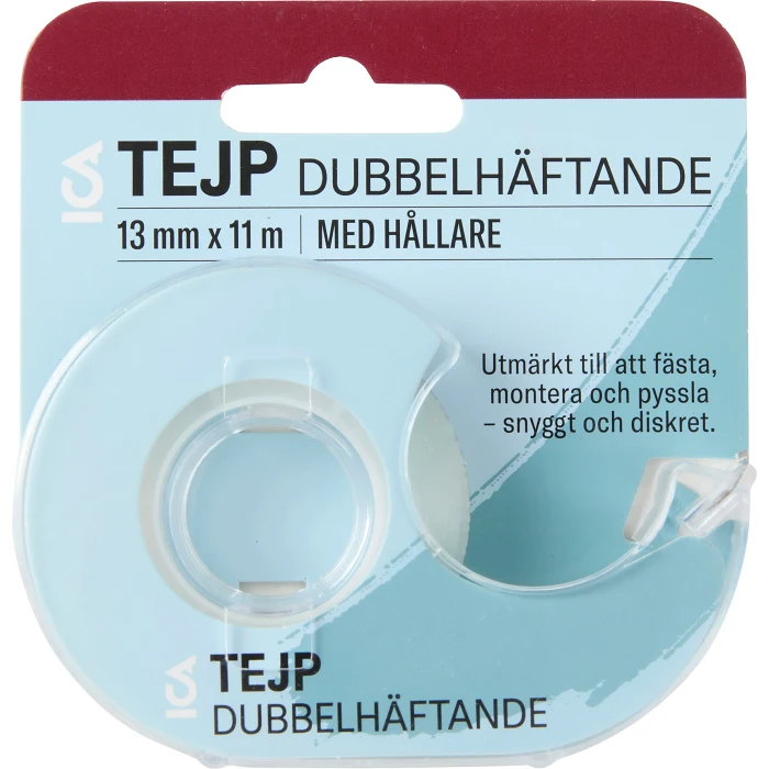 Dubbelsidig tejp med hållare