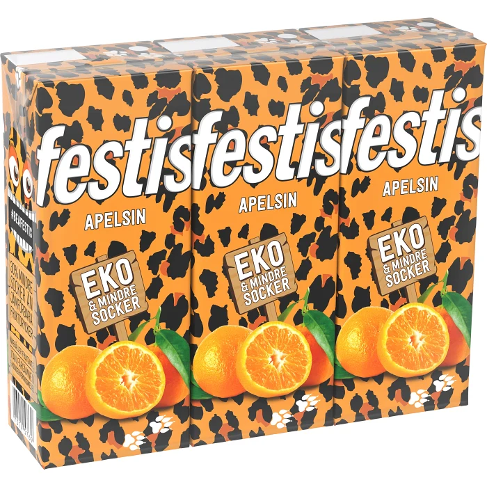 Fruktdryck Apelsin Ekologisk 20cl Festis