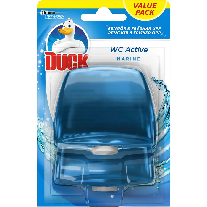 Toalettrengöring WC active Marine Refill 55ml 2-p Duck