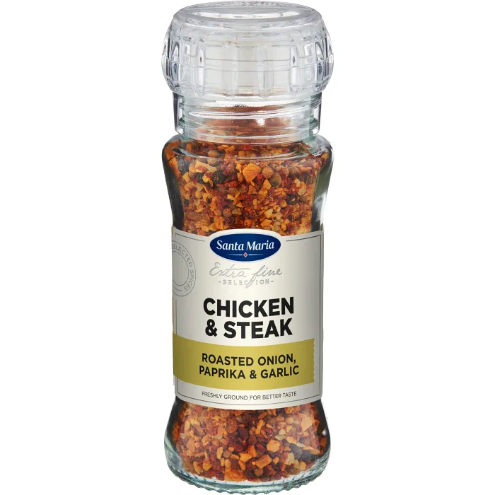 Chicken & steak Kryddblandning Kvarn 75g Santa Maria