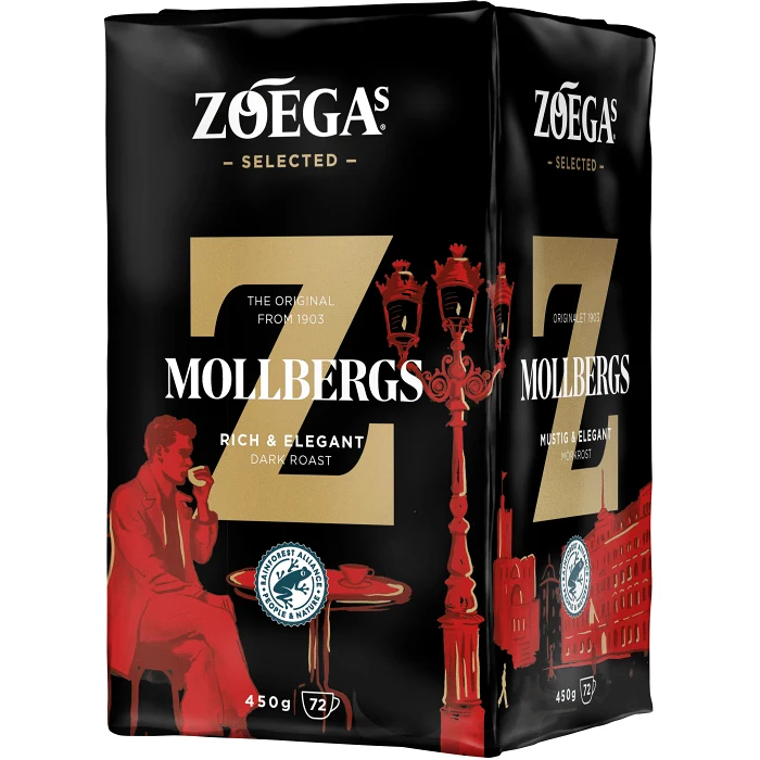 Bryggkaffe Mollbergs blandning 450g Zoegas