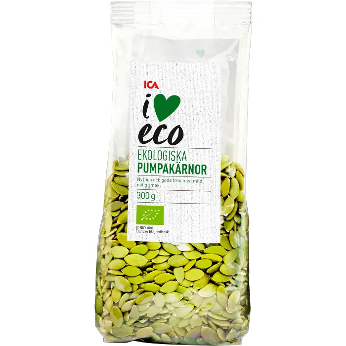 Pumpakärnor 300g ICA I love eco