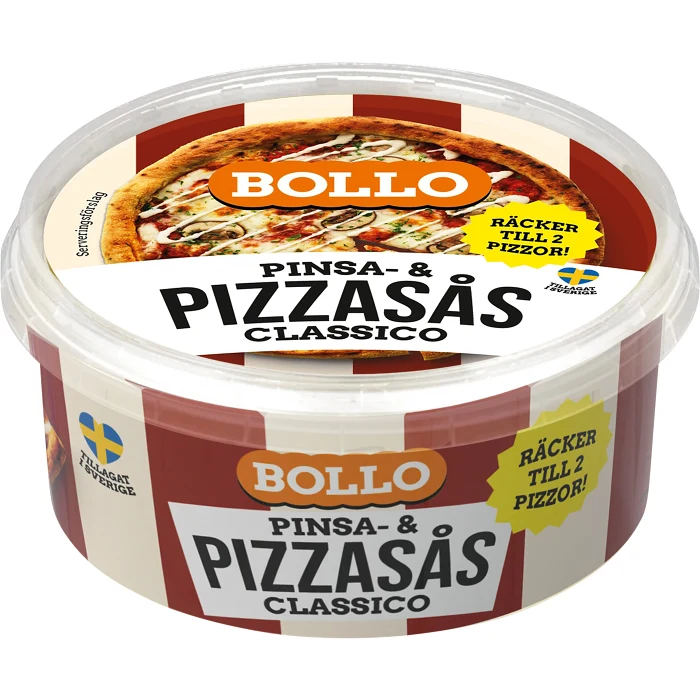 Pizzasås och Pinsa Classico 160g Bollo