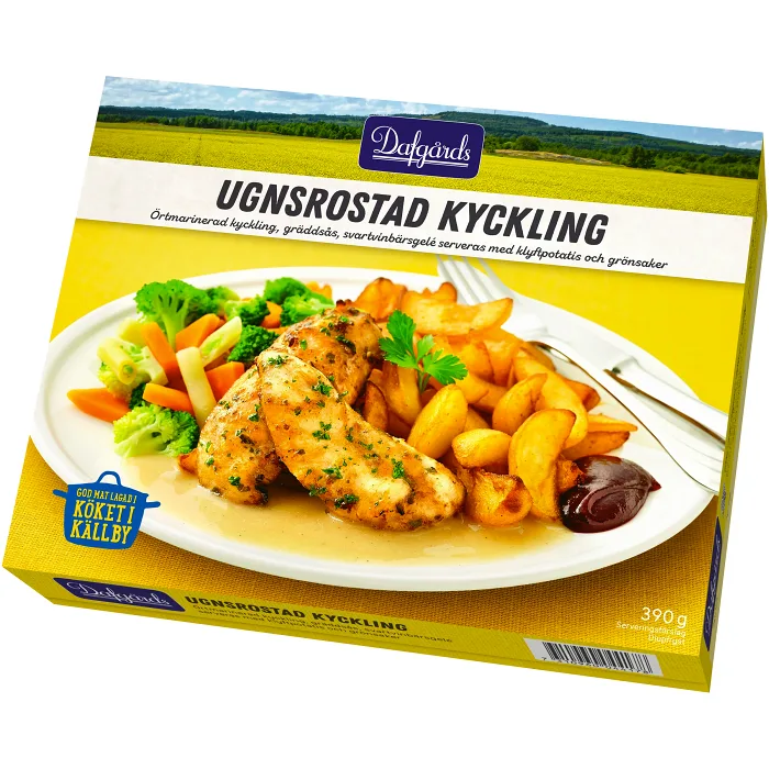 Ugnsrostad kyckling 390g Dafgårds
