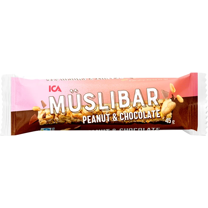 Müslibar Peanut & Chocolate 45g ICA