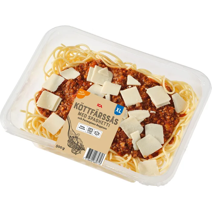 Färdigmat Köttfärssås Spaghetti Parmesan XL 500g ICA
