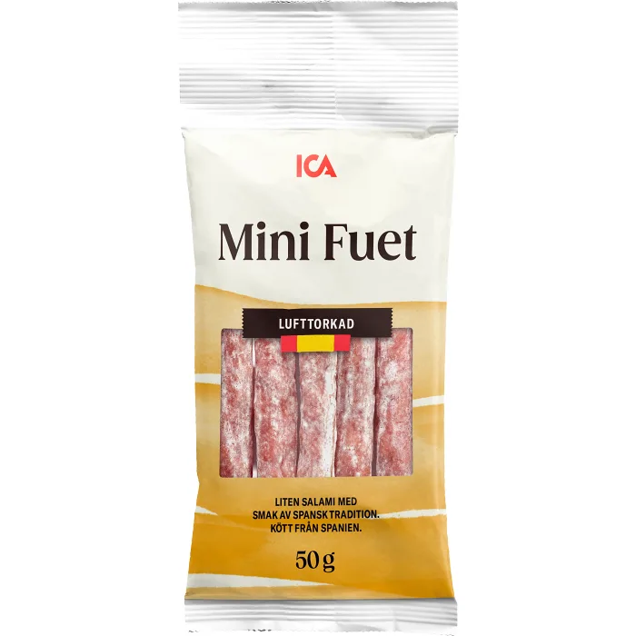 Salami Fuet Snack Sticks Mini 50g ICA