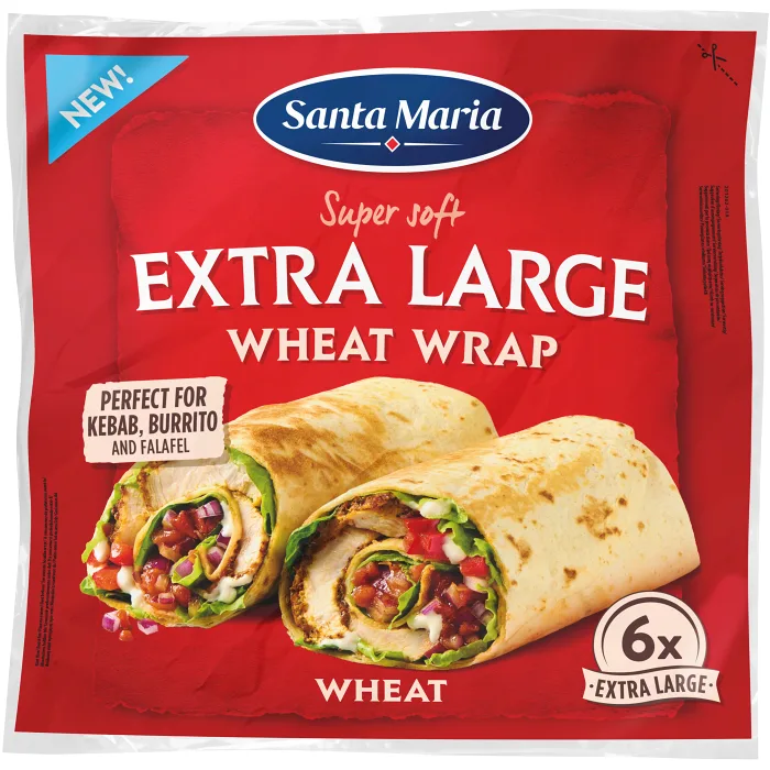Tortilla Extra Large 6p 591g Santa Maria