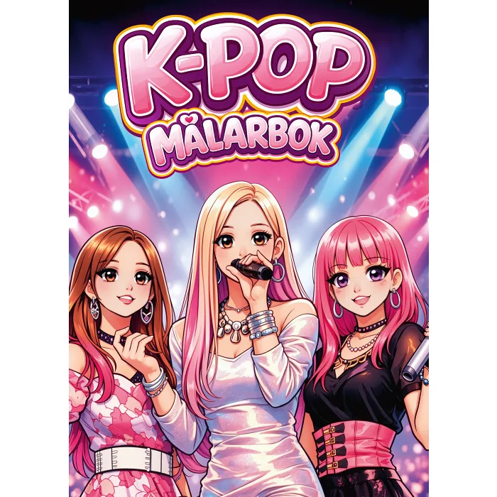 K-pop målarbok