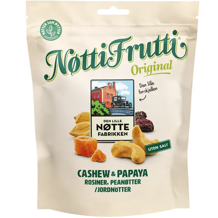 Nötmix Nötti Frutti 330g Den lille Nöttefabrikken