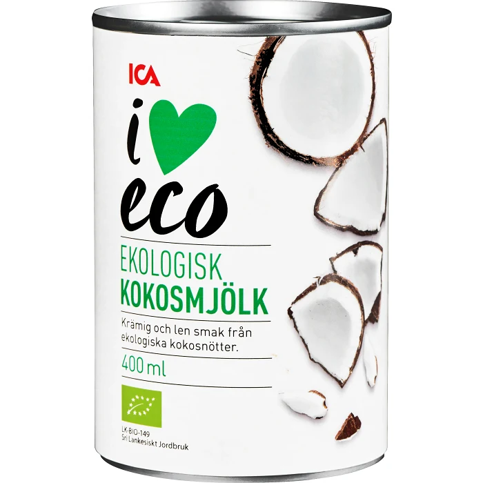 Kokosmjölk Ekologisk 400ml ICA