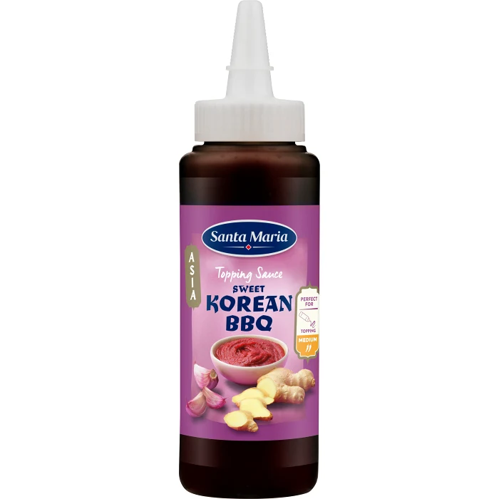 Topping Sauce Sweet Korean BBQ 250ml Santa Maria