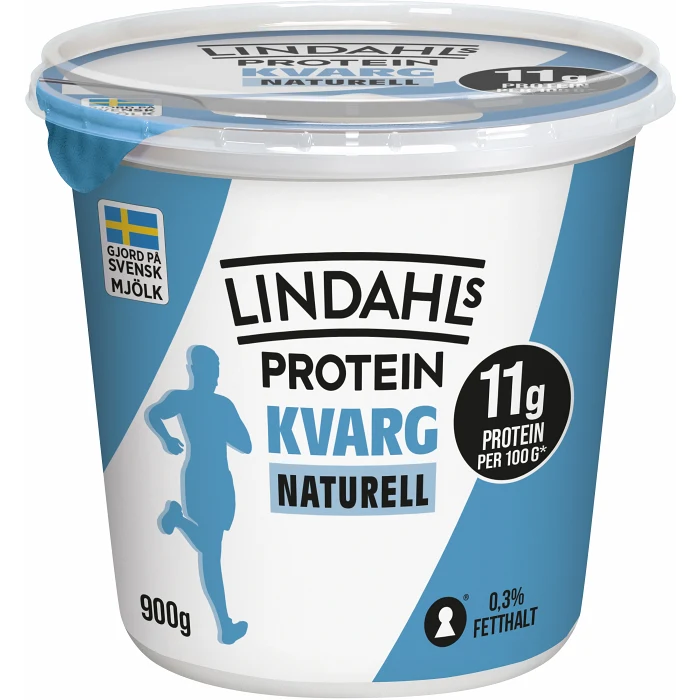 Kvarg Naturell 0,2% 900g Lindahls