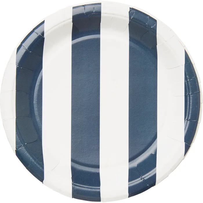 Assiett blå rand 18cm 12-p ICA
