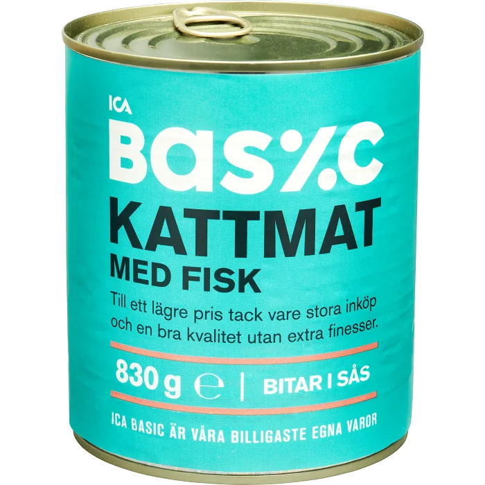 Kattmat Fisk 830g ICA Basic