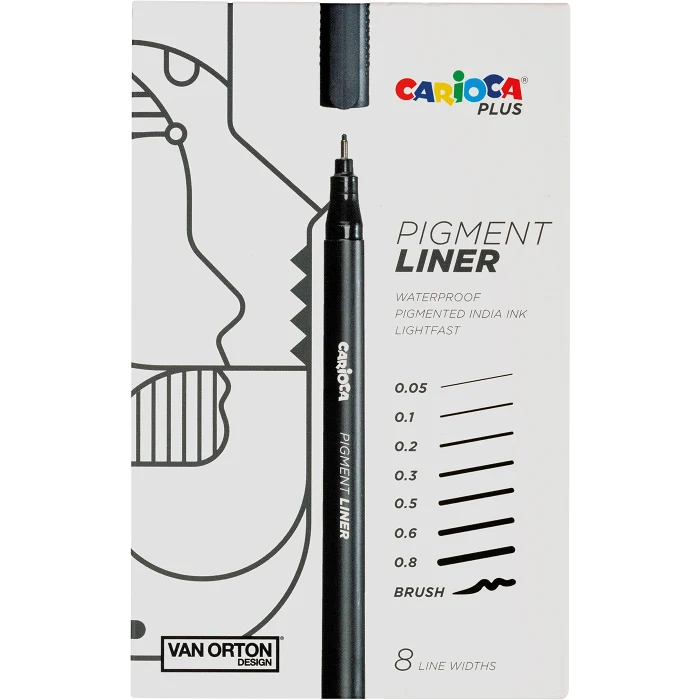 Pigment Liner 8-p Carioca