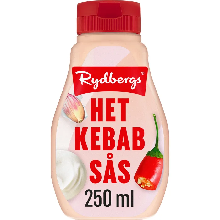Kebabsås Het 250ml Rydbergs