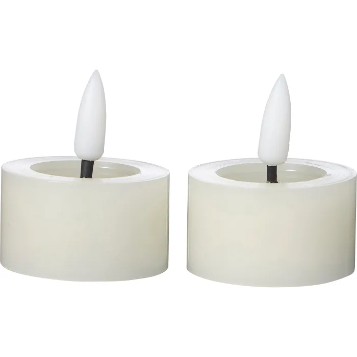 LED Värmeljus creme 2p ICA