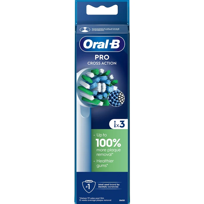 Tandborstrefill Cross A 3p Oral-B