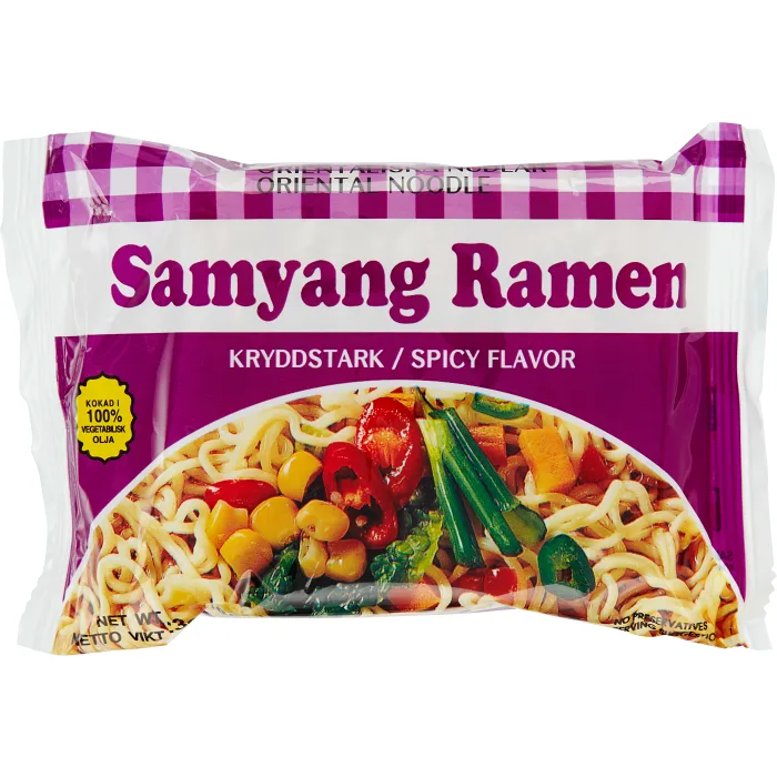 Nudlar Kryddstark 85g Samyang