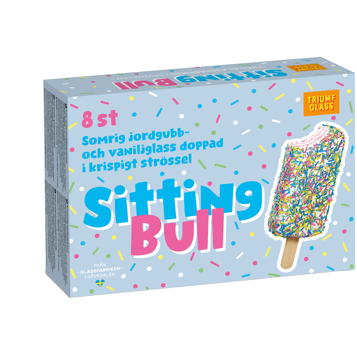 Glasspinne Sitting Bull 8-p Triumf Glass