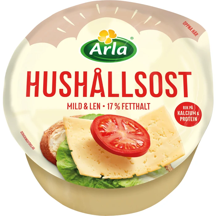Hushållsost mild 17 % ca 1,1kg Arla
