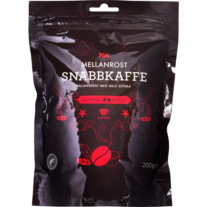 Mellanrost Snabbkaffe refill 200g ICA