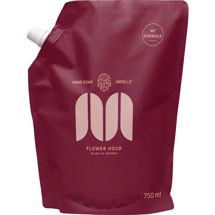 Handtvål Flower Hour refill 750ml Mirelle