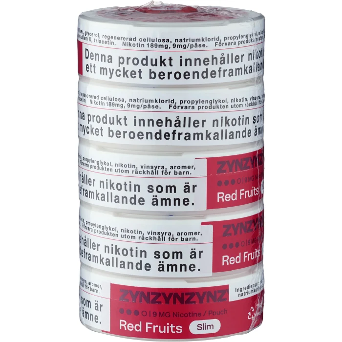Red Fruits Slim S3 5xStock Zyn