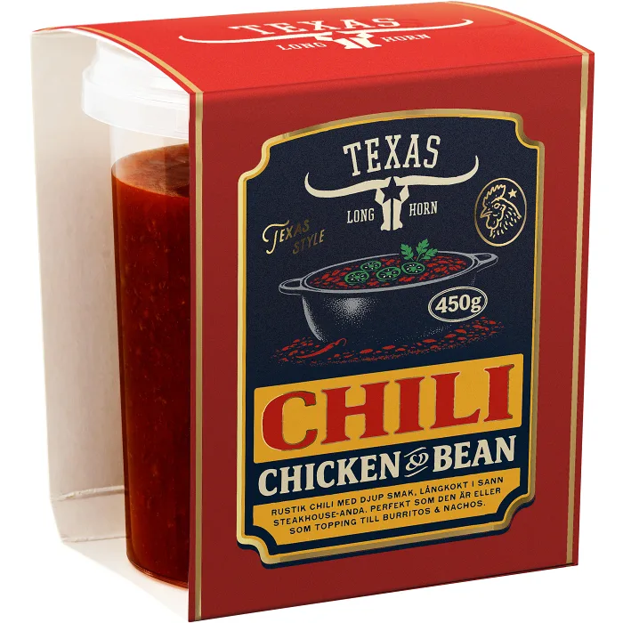 Chicken Chili Färsk 450g Texas Longhorn