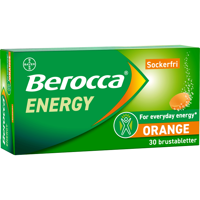 Berocca Energy Orange Kostillskott stor 30st Berocca