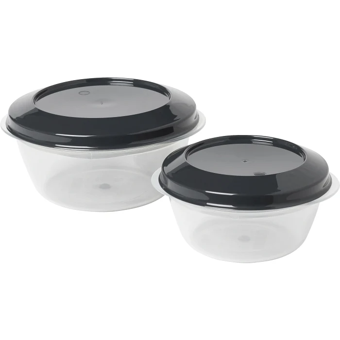 Förvaringsburk Grå 0,25l/0,5l 2-p ICA