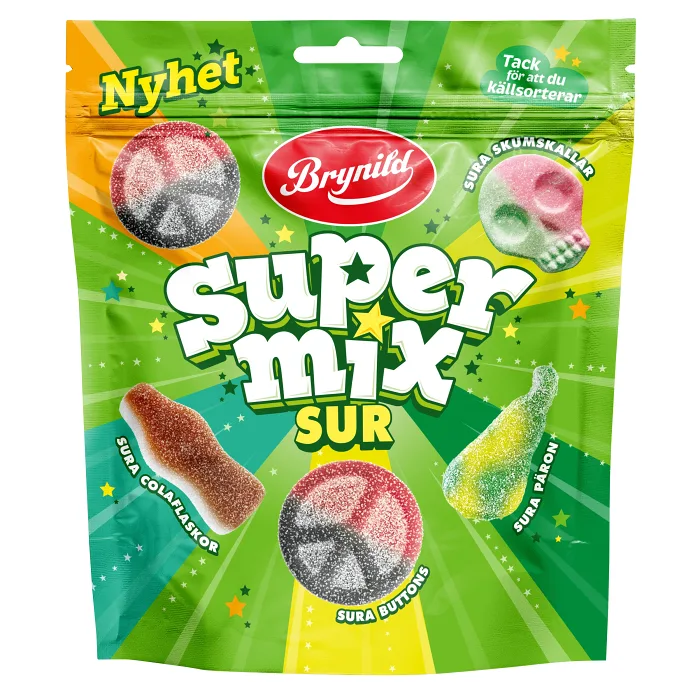 Godispåse Supermix Sur 180g Brynild