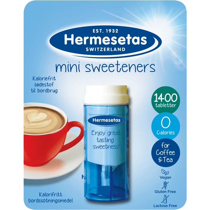 Sötningsmedel Mini 1400st Hermesetas