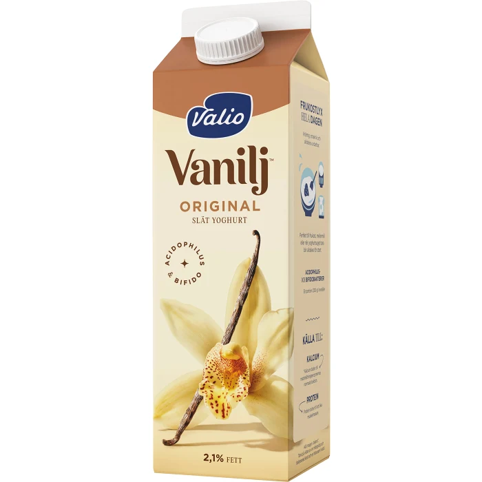 Vaniljyoghurt 2,1% 1000g Valio